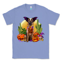 Colony Blue Halloween german shepherd Classic Tee - RanaPortraitStore