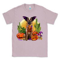 Lilac Halloween german shepherd Classic Tee - RanaPortraitStore