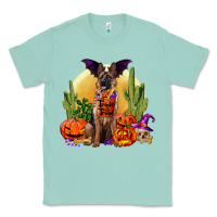 Seafoam Halloween german shepherd Classic Tee - RanaPortraitStore