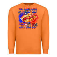 Carrot You Look Like 4th of july makes me hot dog want a Premium Sweatshirt - CowhideDigitalArt