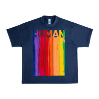 Navy Human Urban Heavy Tee - Bettercallsaul