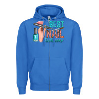 True Royal best nail tech ever bbs Zipper Hoodie - BundleAndBundleShop
