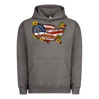 Pigment Tornado usa map with sunflower and cactus Urban Hoodie - Artiststas