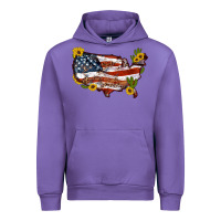 Tulip usa map with sunflower and cactus Urban Hoodie - Artiststas