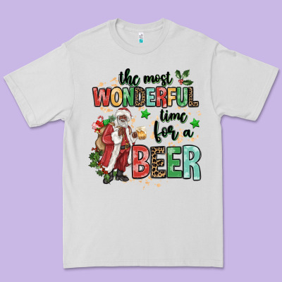 The Most Wonderful Time For A Beer Premium Tee Designed By Maliassmallbusiness