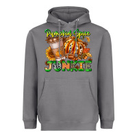 Storm Pumpkin Spice Junkie Heavyweight Hoodie - CowhideDigitalArt