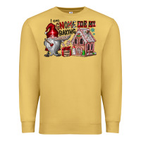 Antique Gold Iam Gnome For My Baking Premium Sweatshirt - CowhideDigitalArt
