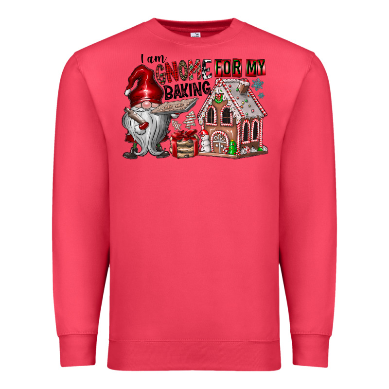 Iam Gnome For My Baking Premium Sweatshirt by CowhideDigitalArt | Teevron