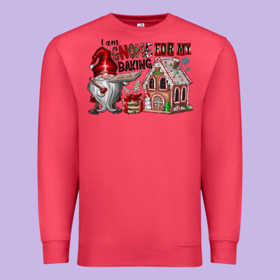 Iam Gnome For My Baking Premium Sweatshirt Designed By Cowhidedigitalart