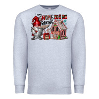 Heather Grey Iam Gnome For My Baking Premium Sweatshirt - CowhideDigitalArt