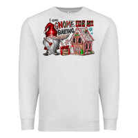 Oatmeal Heather Iam Gnome For My Baking Premium Sweatshirt - CowhideDigitalArt