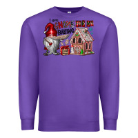 Purple Iam Gnome For My Baking Premium Sweatshirt - CowhideDigitalArt