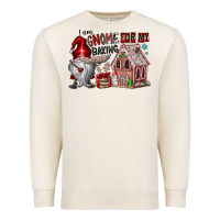 Sandshell Iam Gnome For My Baking Premium Sweatshirt - CowhideDigitalArt