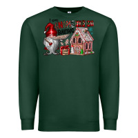 Sports Green Iam Gnome For My Baking Premium Sweatshirt - CowhideDigitalArt