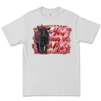 Dove Grey you moo ve  me black angus Premium Tee - RanaPortraitStore