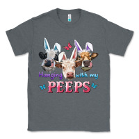 Charcoal Heather Hanging With My Peeps Cows Classic Tee - RanaPortraitStore