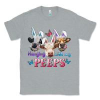 Heather Grey Hanging With My Peeps Cows Classic Tee - RanaPortraitStore