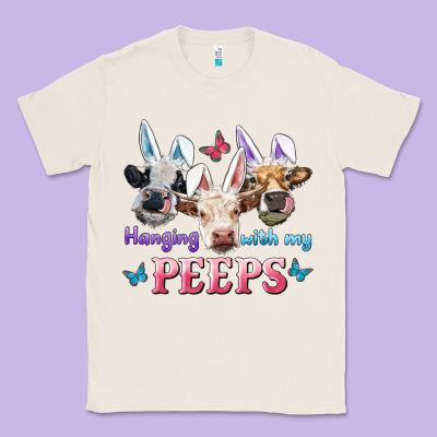 Hanging With My Peeps Cows Classic Tee Designed By Ranaportraitstore
