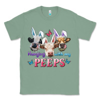 Sage Hanging With My Peeps Cows Classic Tee - RanaPortraitStore