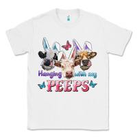 White Hanging With My Peeps Cows Classic Tee - RanaPortraitStore