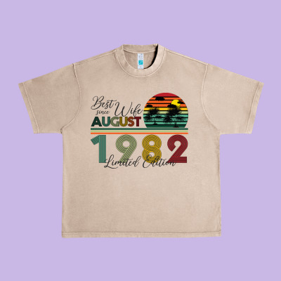 Best Wife Since August 1982 Limited Edition Urban Heavy Tee Designed By Bettercallsaul