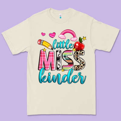 Little Miss Kinder Premium Tee Designed By Nancycooperartshop