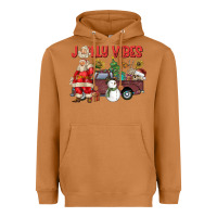 Meerkat Jolly Vibes Heavyweight Hoodie - CowhideDigitalArt