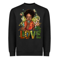 Black Black are boy love Heavyweight Sweatshirt - HowdyJamesFarm