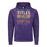 Cloud Purple I Have Two Tıtles Dad And Step Dad And I Rock Them Vintage Hoodie - Bettercallsaul
