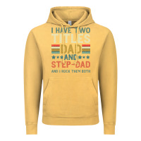 Vintage Mustard I Have Two Tıtles Dad And Step Dad And I Rock Them Vintage Hoodie - Bettercallsaul