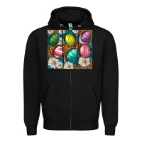 Black Easter Eggs Tumbler Zipper Hoodie - BundleAndBundleShop