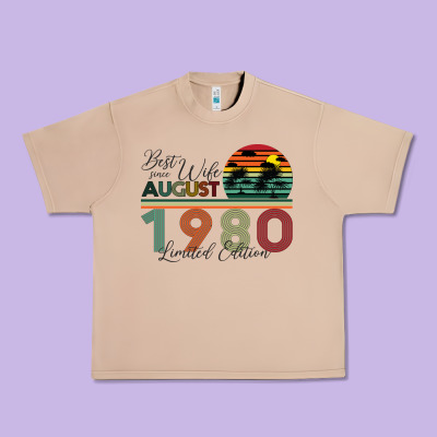 Best Wife Since August 1980 Limited Edition Urban Heavy Tee Designed By Bettercallsaul