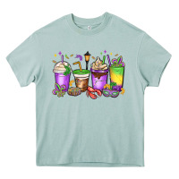 Arona mardi gras coffee cups Heavy Core Tee - MaliasSmallBusiness