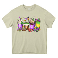 Mossy mardi gras coffee cups Heavy Core Tee - MaliasSmallBusiness