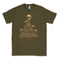 Army Green Happy Consumption Day Classic Tee - RanaPortraitStore