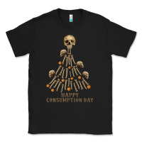Black Happy Consumption Day Classic Tee - RanaPortraitStore