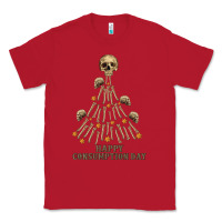 Red Happy Consumption Day Classic Tee - RanaPortraitStore