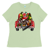Matcha christmas truck Ladies Tee - RanaPortraitStore
