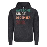 Awesome Since December 2008 Vintage Hoodie | Teevron