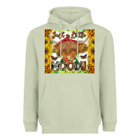 Matcha Just A Little Moody Heavyweight Hoodie - CowhideDigitalArt