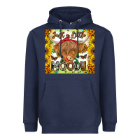 Navy Just A Little Moody Heavyweight Hoodie - CowhideDigitalArt