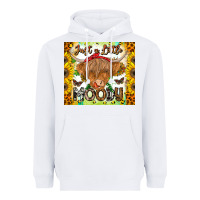 White Just A Little Moody Heavyweight Hoodie - CowhideDigitalArt