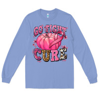 Colony Blue go fight cure pumpkin Long Sleeve Tee - texasbilliewilder