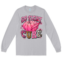 Moon Dust go fight cure pumpkin Long Sleeve Tee - texasbilliewilder