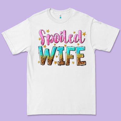 Spoiled Wife Premium Tee Designed By Nancycooperartshop