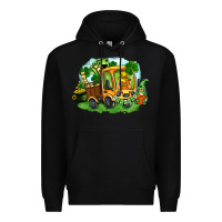 Black truck saint patricks day Premium Hoodie - FaDigitalArtStudio