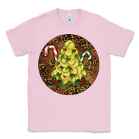 Bubblegum Pink Softball Leopard  Christmas Classic Tee - RanaPortraitStore