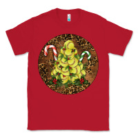 Red Softball Leopard  Christmas Classic Tee - RanaPortraitStore