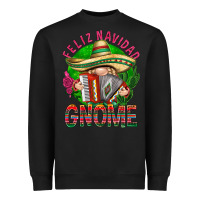 Black Feliz Navidad gnome Mexico Heavyweight Sweatshirt - HowdyJamesFarm