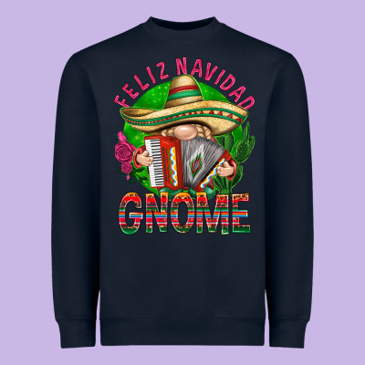 Feliz Navidad Gnome Mexico Heavyweight Sweatshirt Designed By Howdyjamesfarm